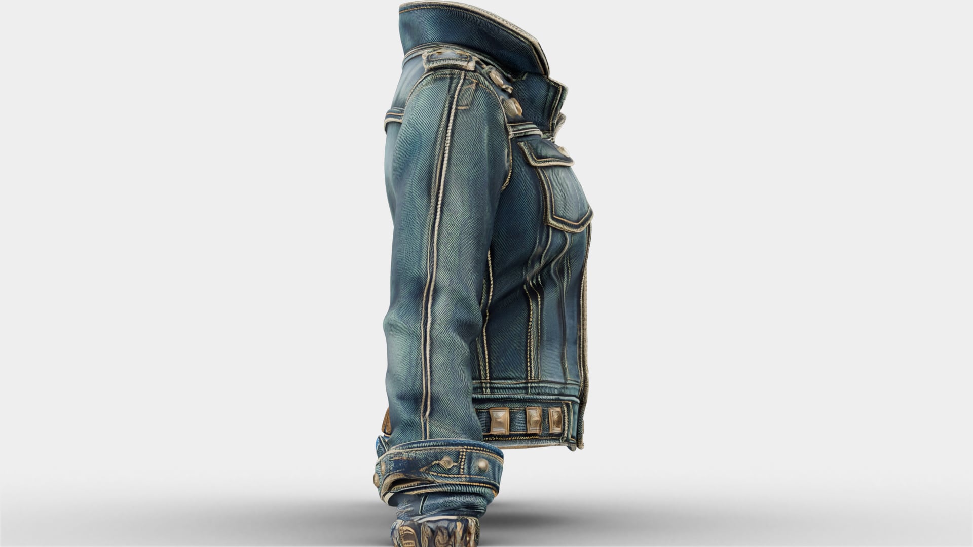 Denim Jacket 3d model