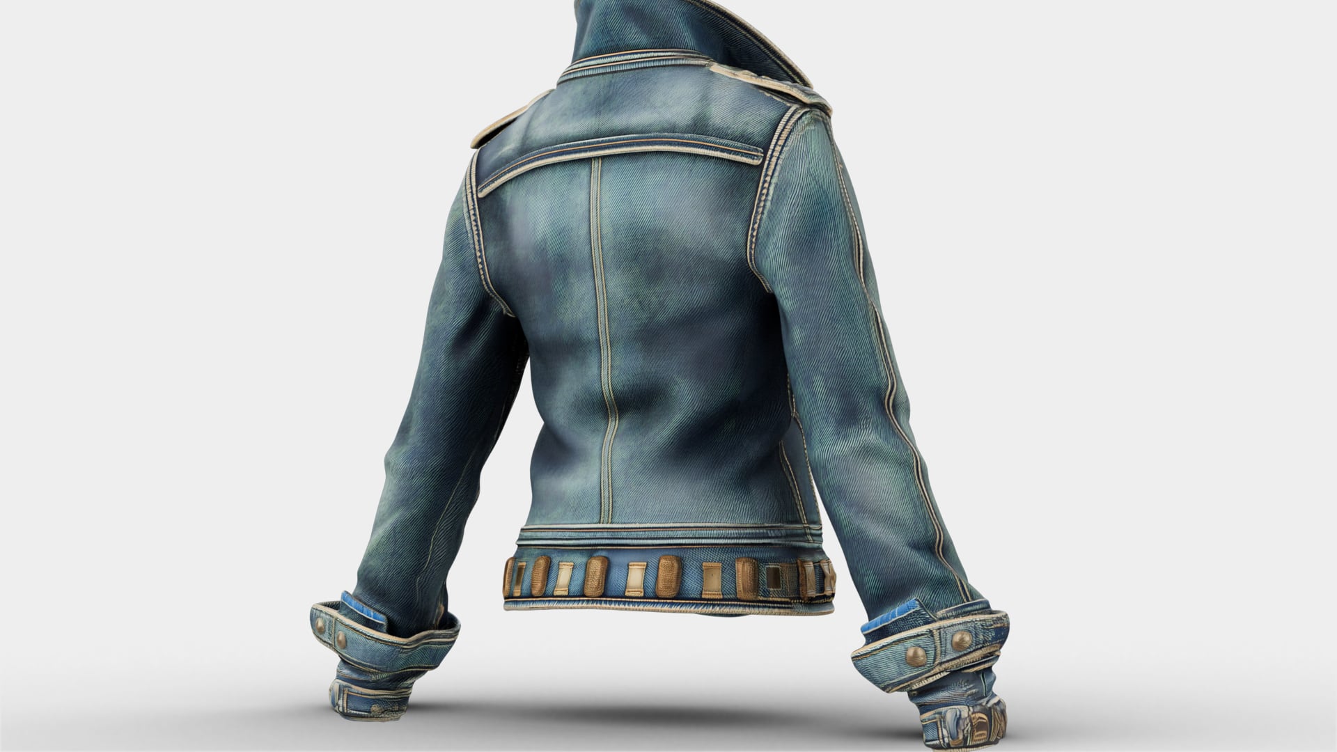 Denim Jacket 3d model