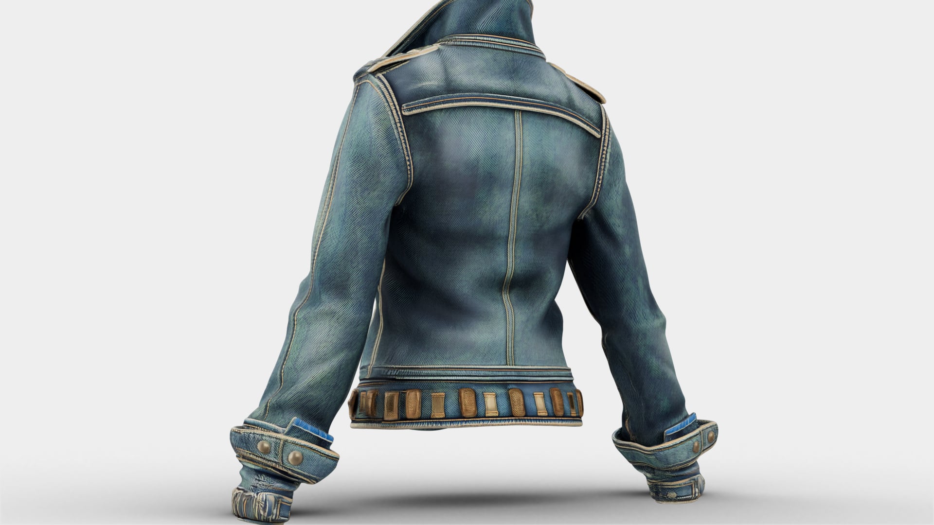 Denim Jacket 3d model
