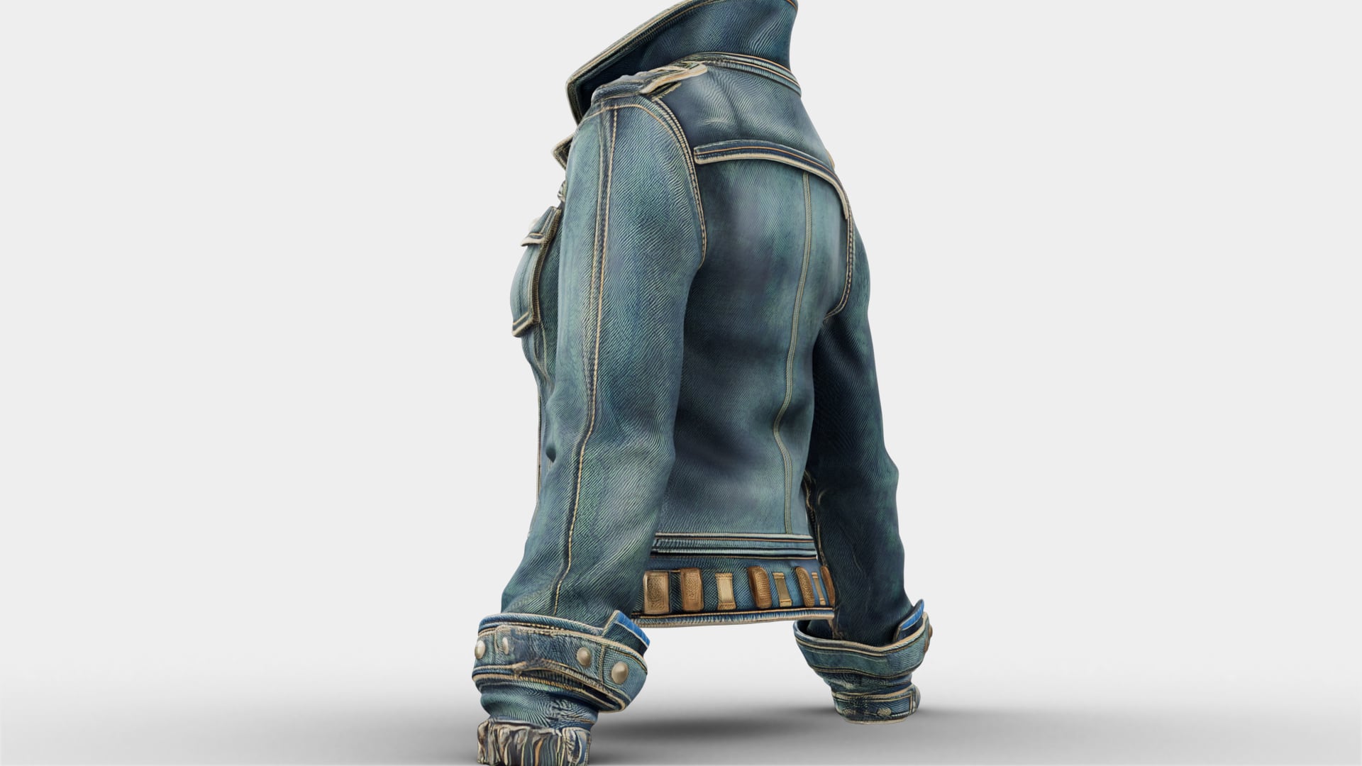 Denim Jacket 3d model