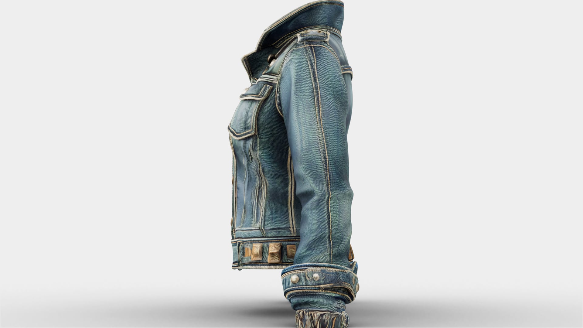 Denim Jacket 3d model