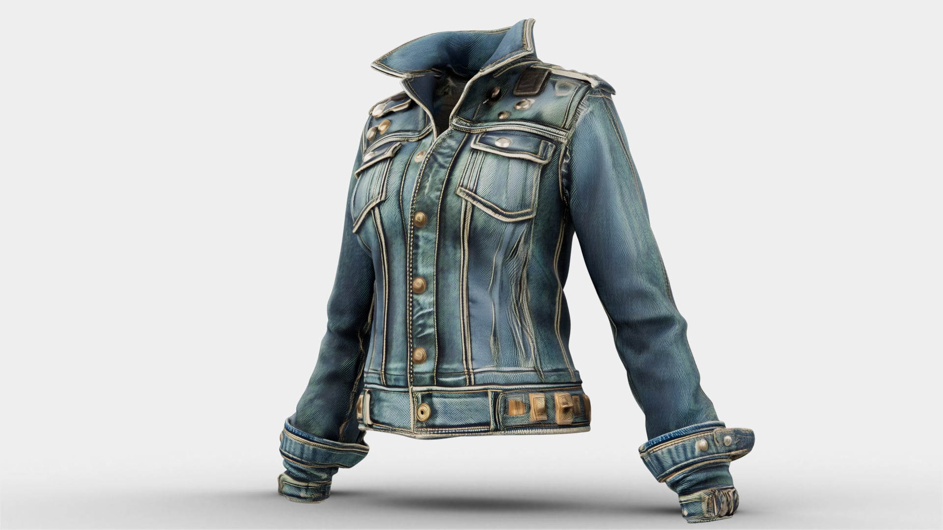 Denim Jacket 3d model