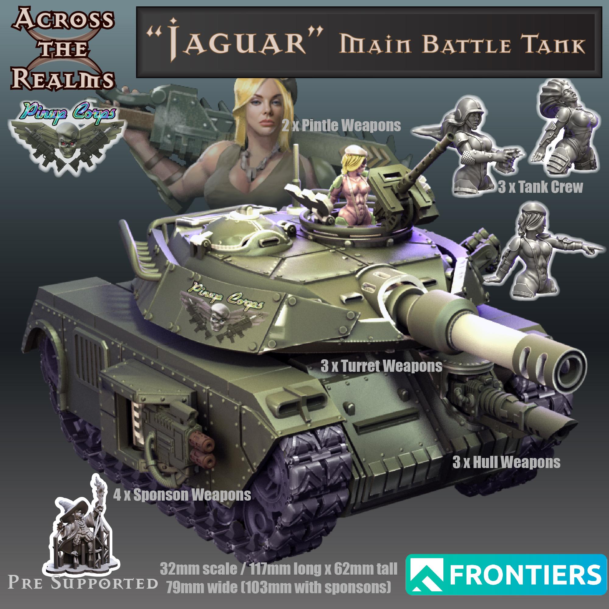 Jaguar Main Battle Tank 3d model