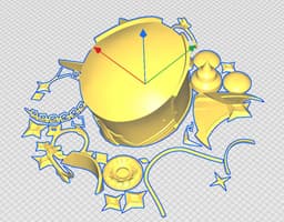 CHEVREUSE ACCESSORIES COSPLAY SET GENSHIN IMPACT 3d model