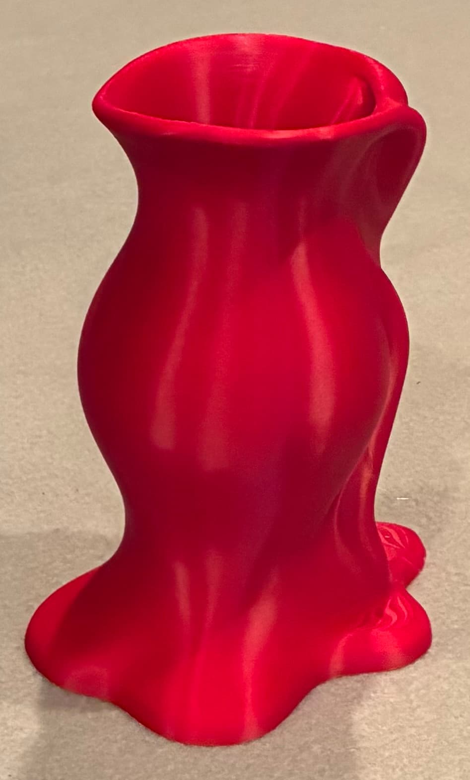 eSun PLA+ Fire Engine Red. A spectacular result!