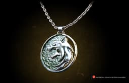 The Witcher medallion 3d model