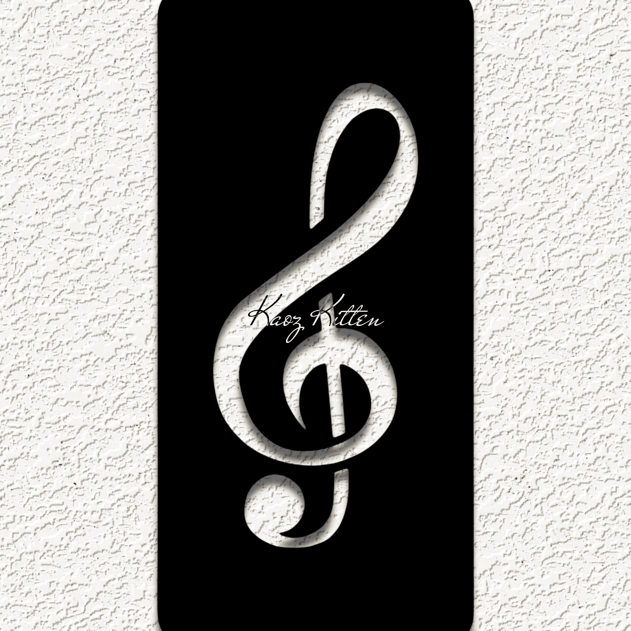 MUSIC SCROLL WALL ART HOME DECOR 3d model