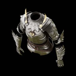 GRIFFITH RESURRECTED UPPER ARMOR life size cosplay - Berserk Fan Art STL 3d model