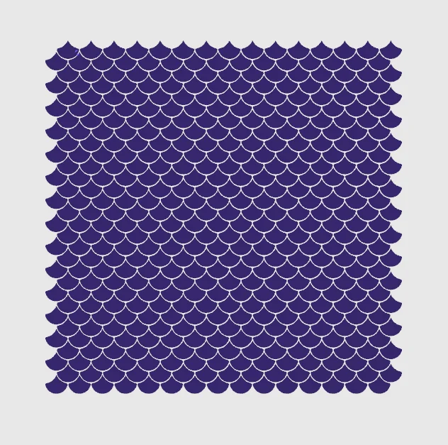 Mermaid Scale Textile 3d model