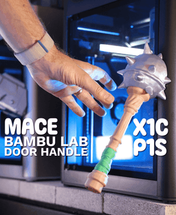Mighty Mace - Handle for Bambu Lab printers 3d model