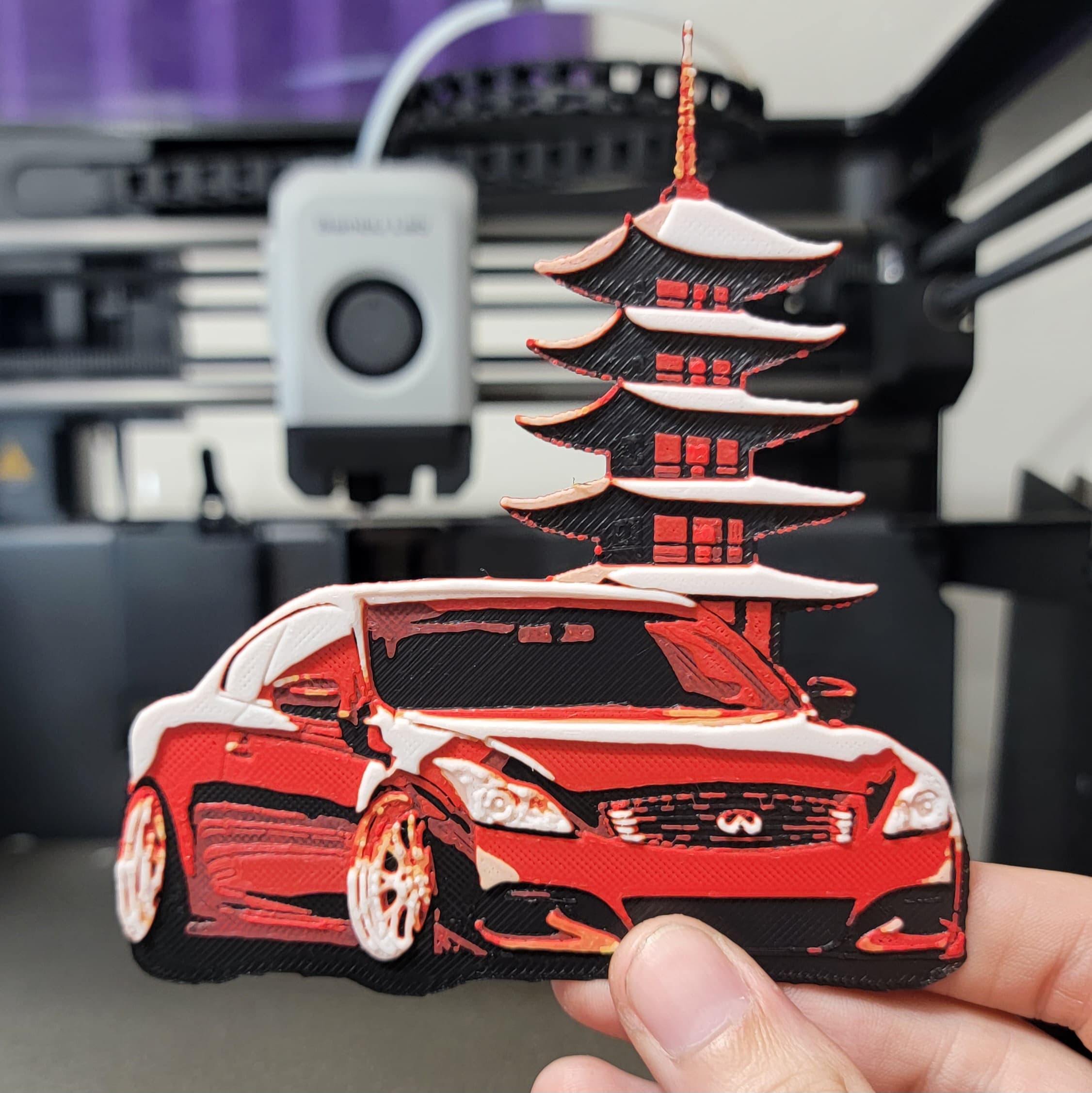 Slammed G37 Magnet 3d model