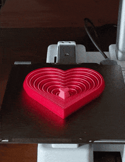 Layered Heart Fidget (Heart Fidget Pack) with Keychain Versions, No Supports 3D Print STL/3MF 3d model