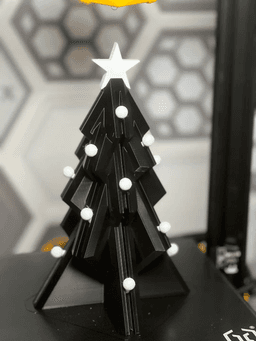 Modern Xmas Tree - slotted 3d model