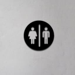 Toilet Sign 3d model