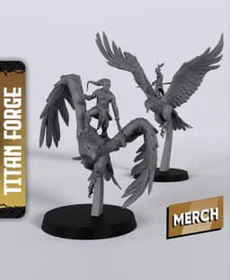 Kestrel Knights - With Free Dragon - 5e DnD Inspired for RPG and Wargamers 3d model