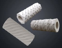 Texture Rollers for Cosplay (1-3) 3d model