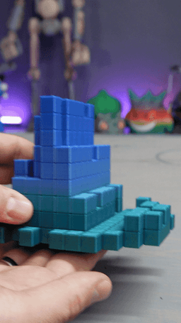 Pixel Phone Stand 3d model