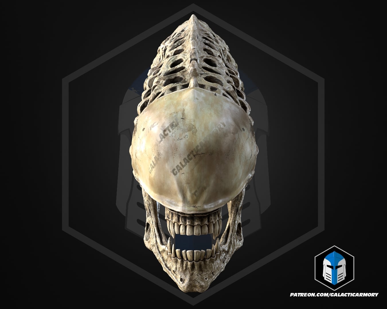 Xenomorph Skull - 3D Print Files 3d model
