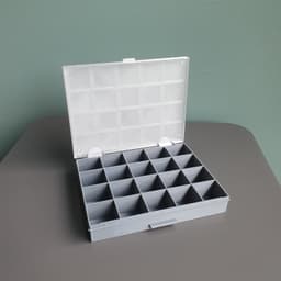 Stackable organizer assortment box with lid V2 3d model