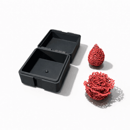 ETERNAL FLOWERS IN A BOX / PRINT IN PLACE BOX / ROSE / TULIP / VORONOI / VALENTINE DAY / MOTHERS DAY 3d model