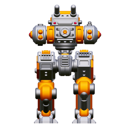 Mech Forge Cricket Miniature – Sci-Fi Mech for Tabletop Wargames 3d model