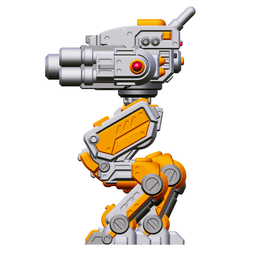 Mech Forge Cricket Miniature – Sci-Fi Mech for Tabletop Wargames 3d model