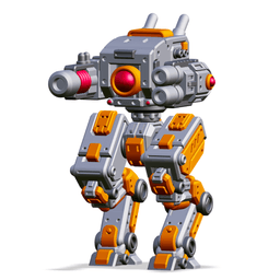 Mech Forge Cricket Miniature – Sci-Fi Mech for Tabletop Wargames 3d model