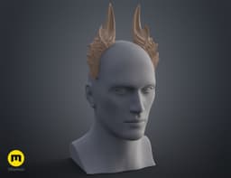 Fairy horns for cosplay 3d model