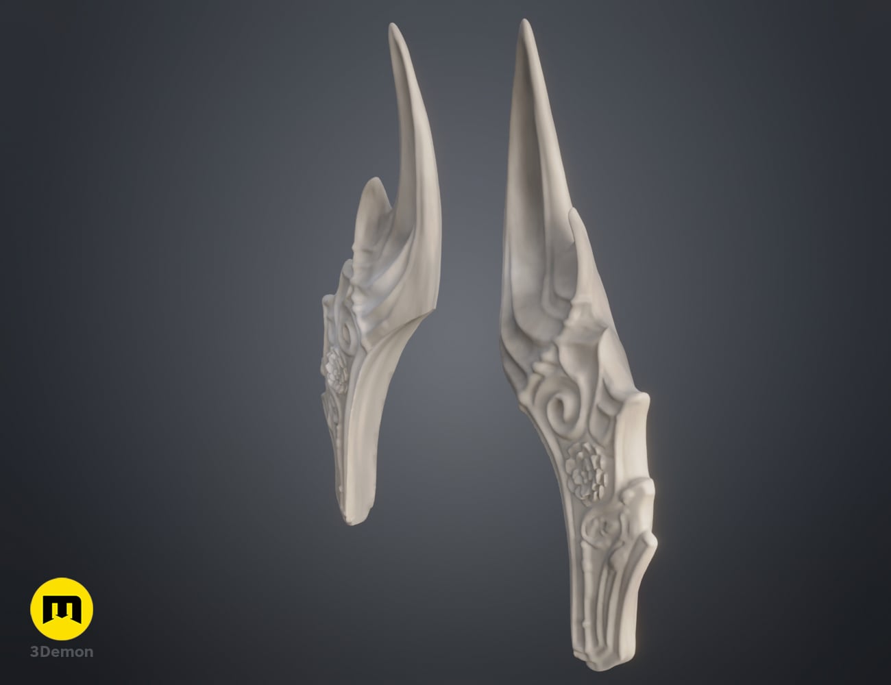 Fairy horns for cosplay 3d model