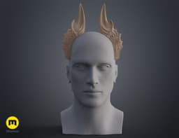 Fairy horns for cosplay 3d model