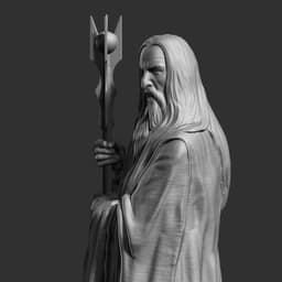 Saruman - Lord of the Rings 3d model