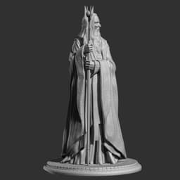 Saruman - Lord of the Rings 3d model