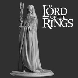 Saruman - Lord of the Rings 3d model
