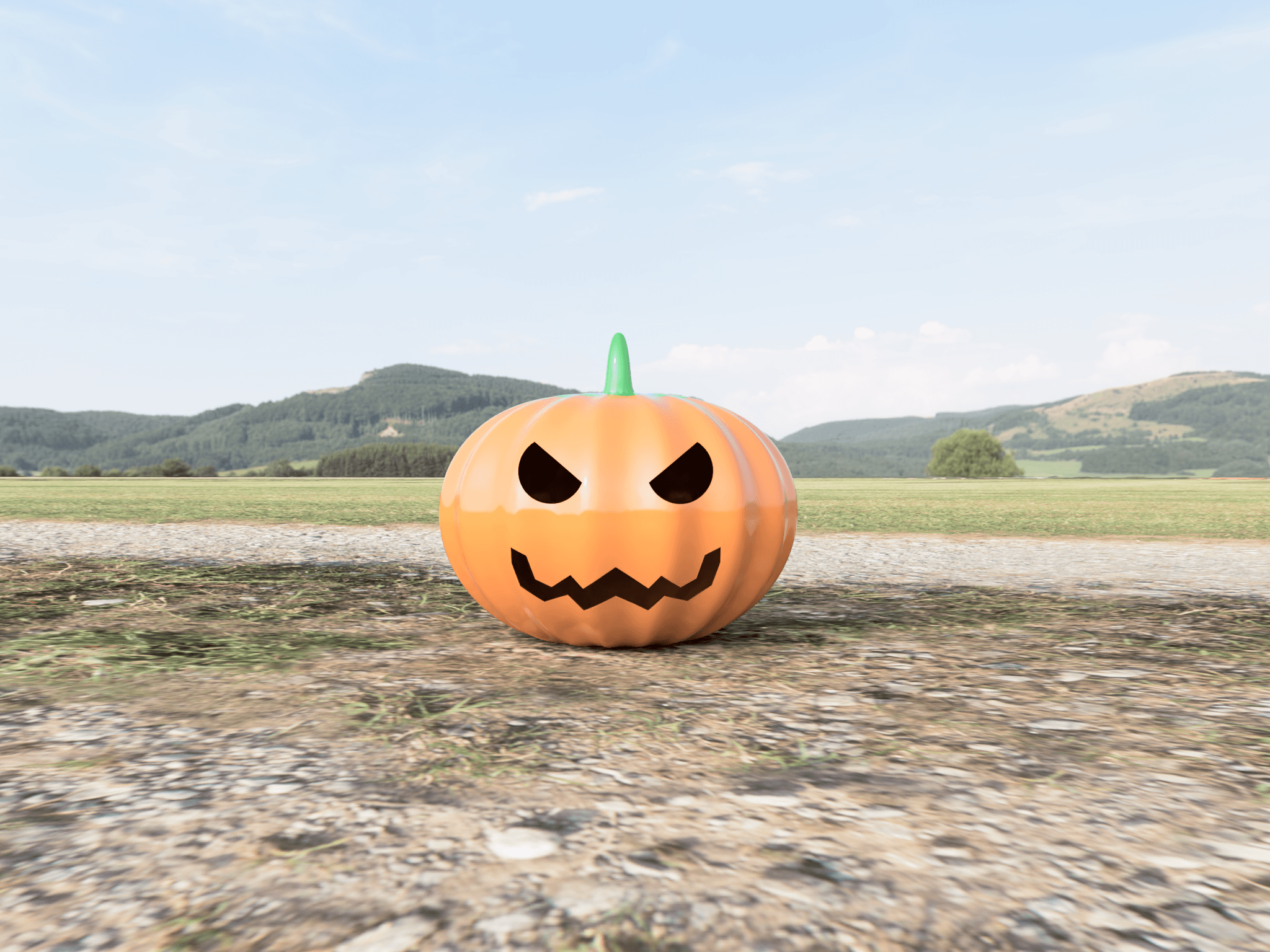 Pumpkin 3d model