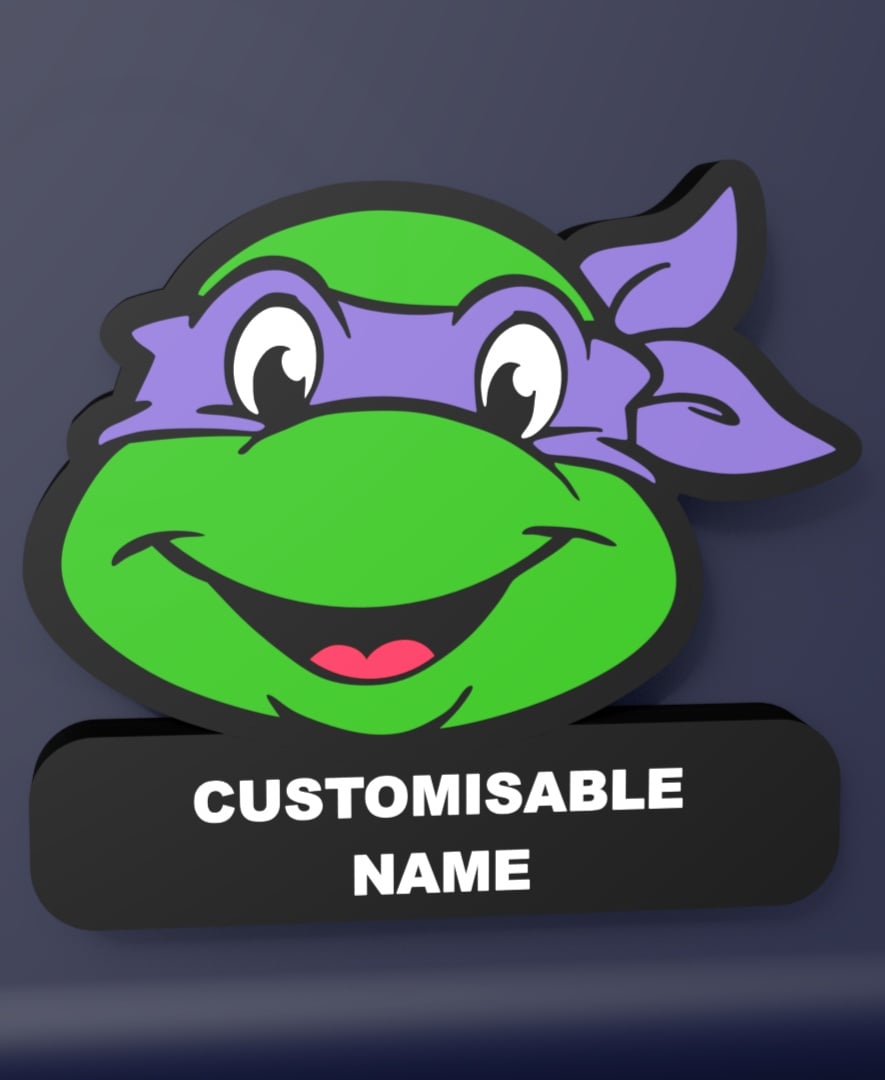 Ninja Turtles - LED Strip compatible 3d model