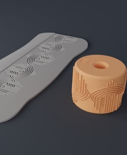 Texture Rollers Aztec middle Vol.3 (7-9) 3d model