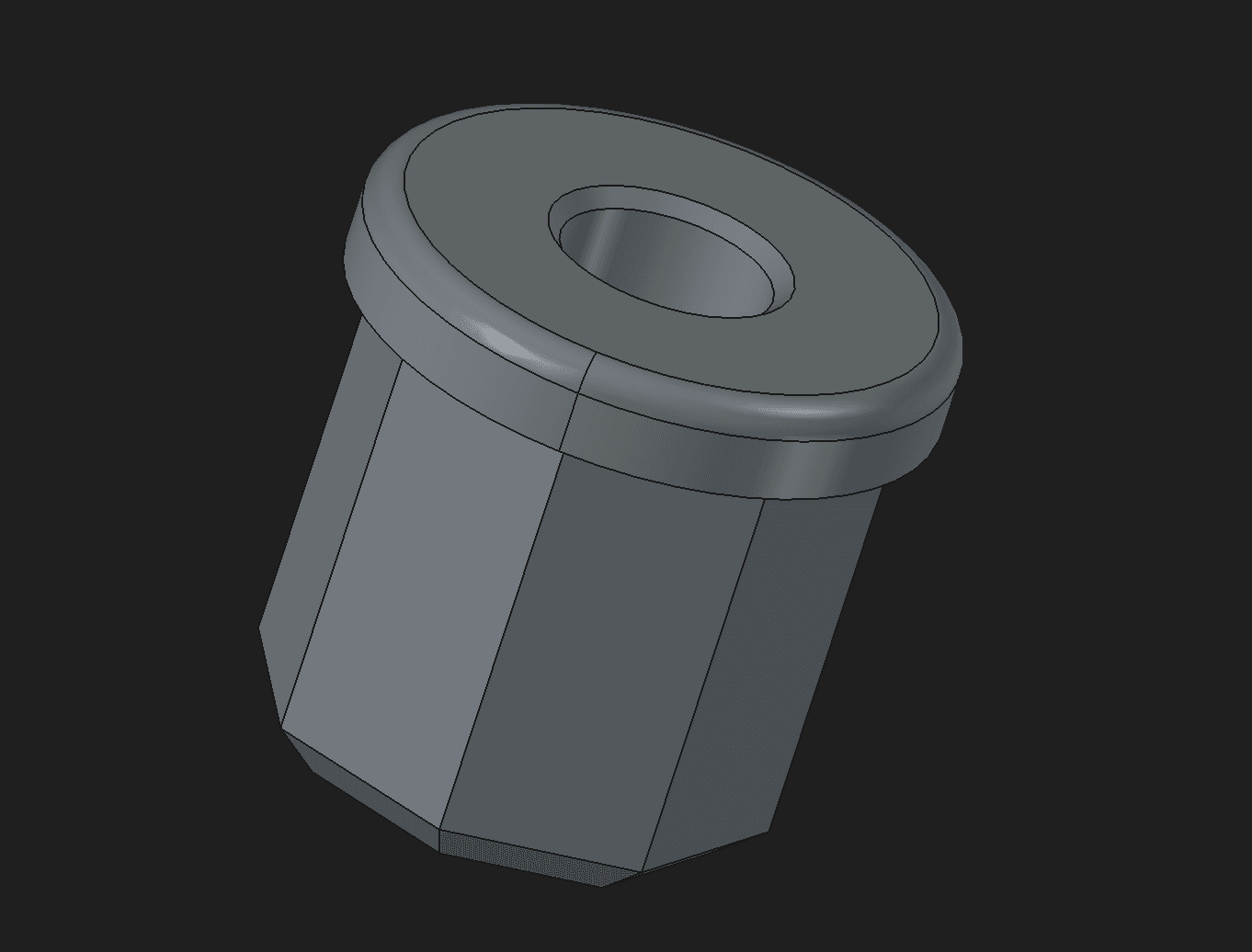 STUBBERGET TERTIAL mount. 3d model