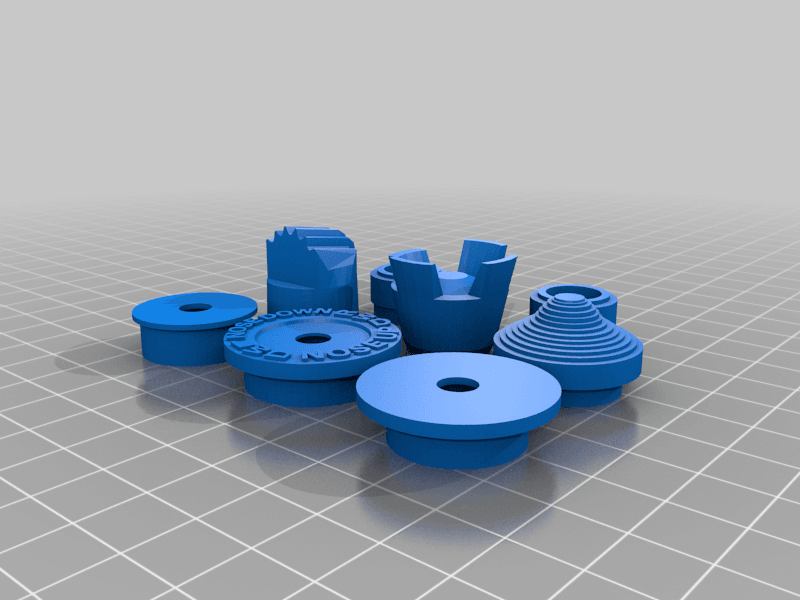 F-15 Eagle Buttons and Caps 3d model