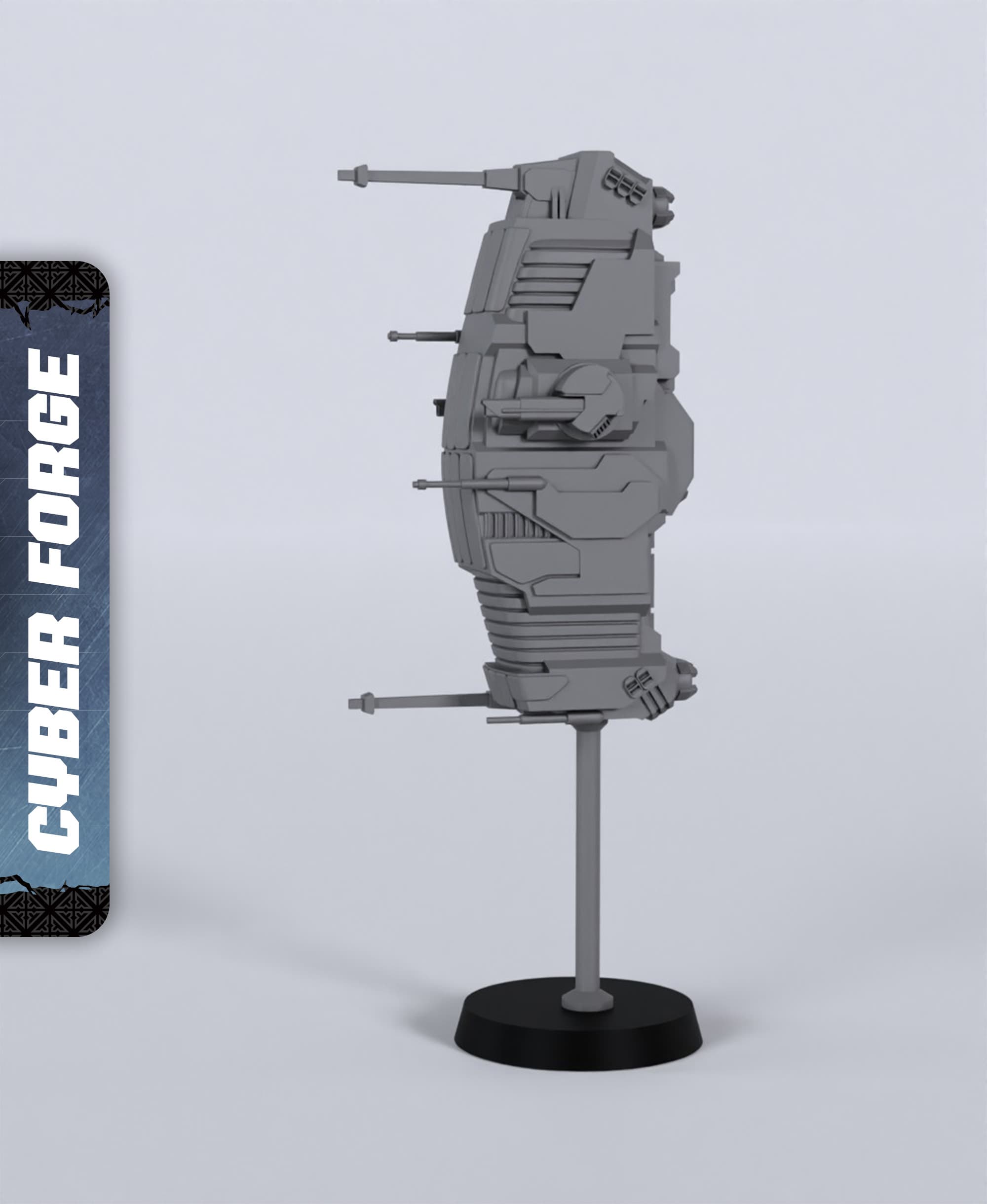 Spaceship Odyssey - With Free Cyberpunk - Sci-Fi Gift Ideas for RPG and Wargamers 3d model