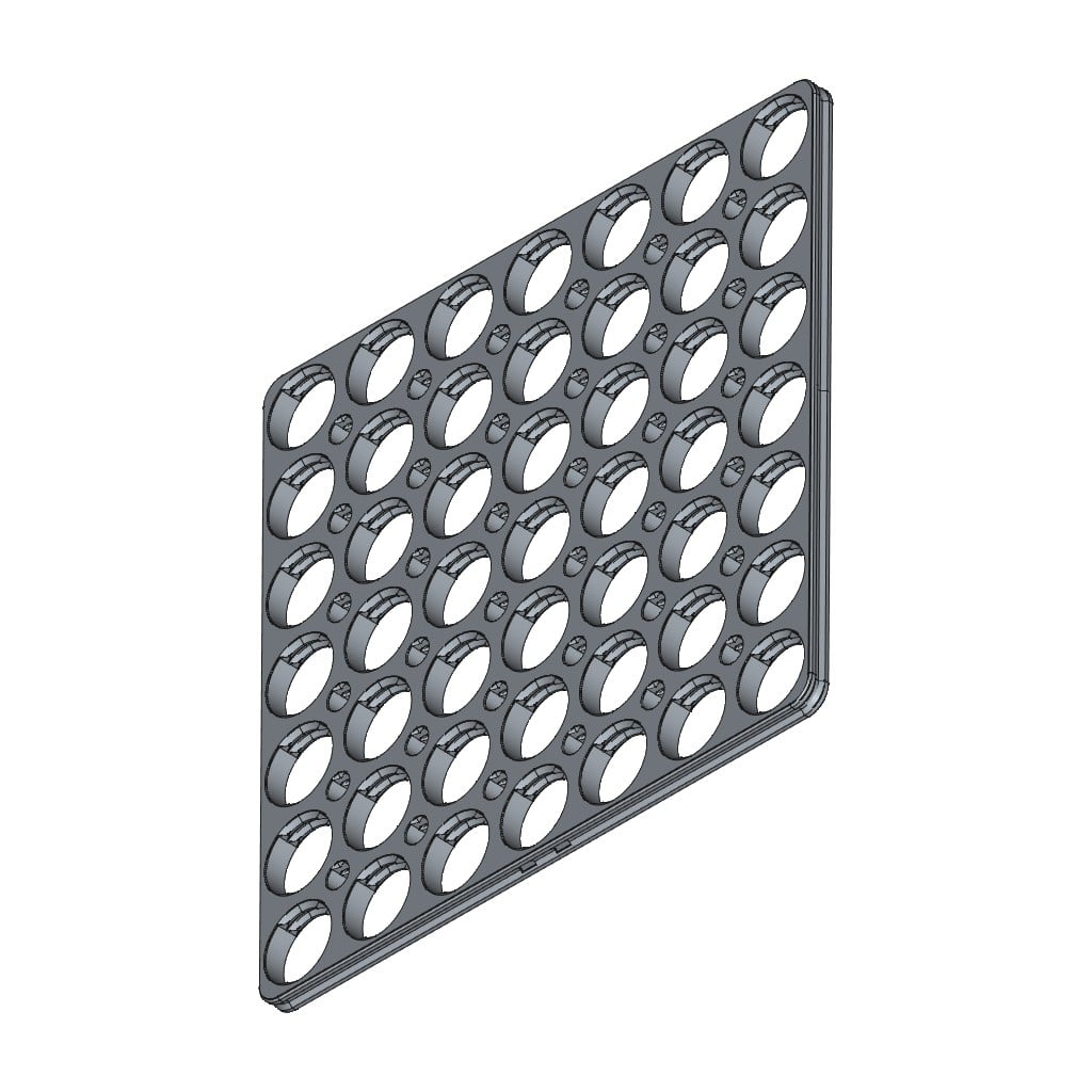 D-LOCK_PANEL.7X7-BLANK 3d model
