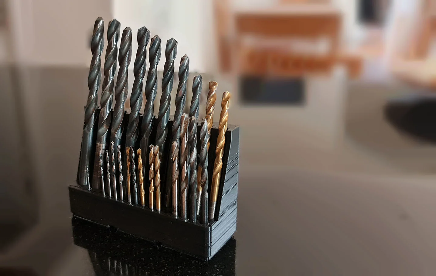 Gridfinity 3x1 vertical drill bit holderv2.stl - Note problems printing this is a problem with my printer not the model! - 3d model