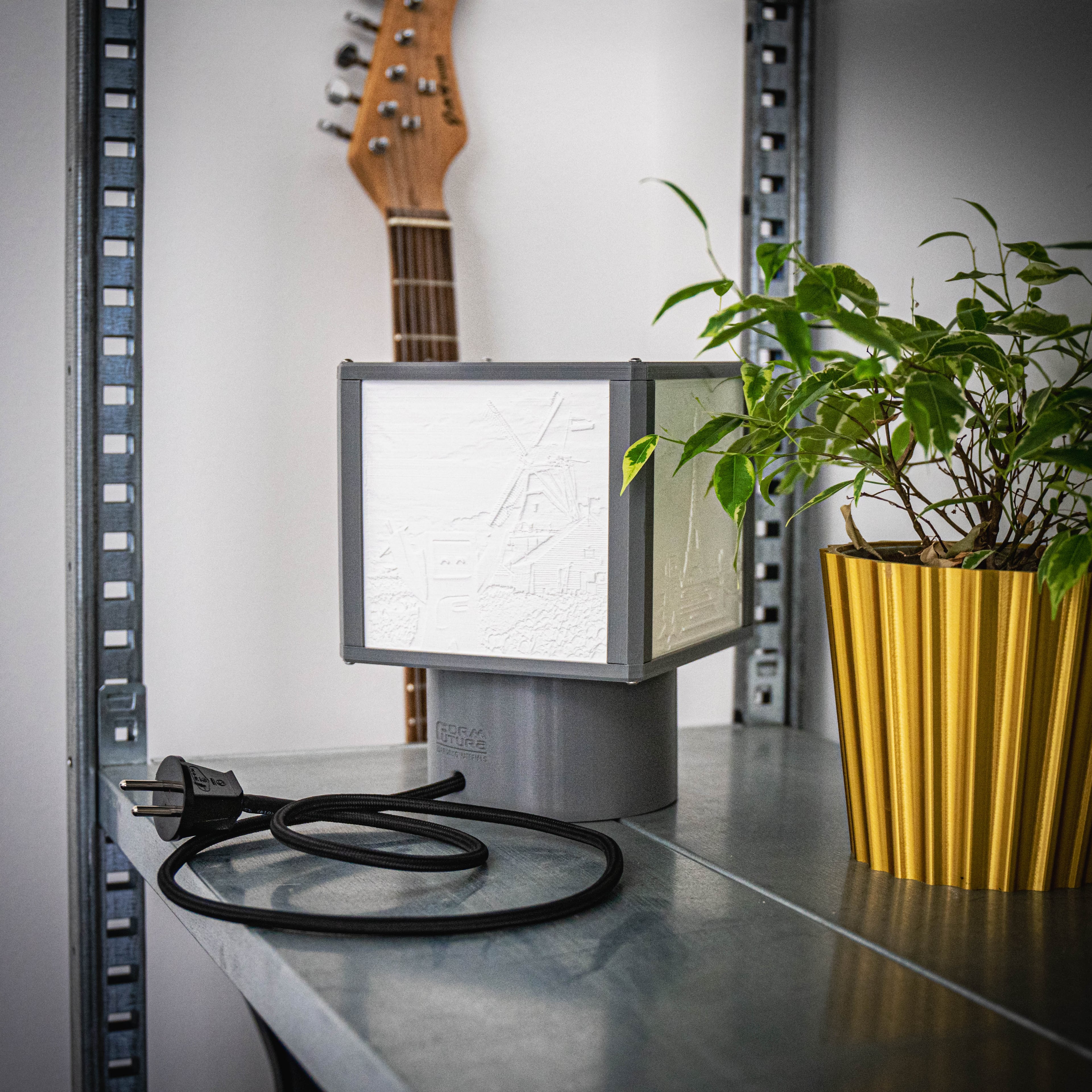 Lithophane Lamp 3d model