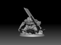 Grimdark RPG Monster – 32mm STL 3d model
