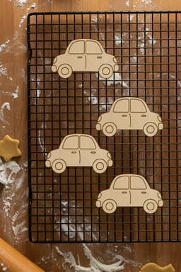 Car Cookie Cutter, Biscuit Cutter 3d model