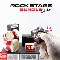 Rock Stage Collection - 6 Mechanical Music Studio Clickers - BUNDLE 3d model