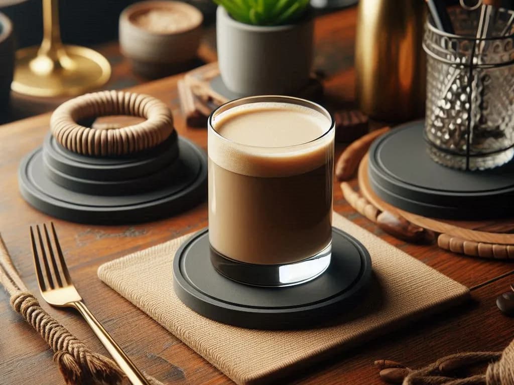 Minimalist Round Design Coaster for Drinks 3d model