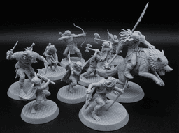 FREE Goblin Archer – Fantasy Miniature STL 32mm TTRPG 3d model