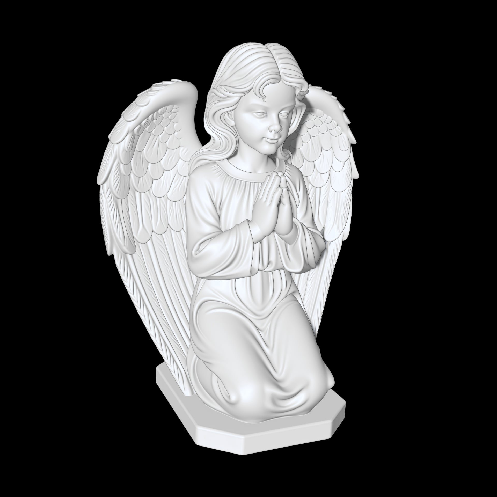 Angel Figure 3d model