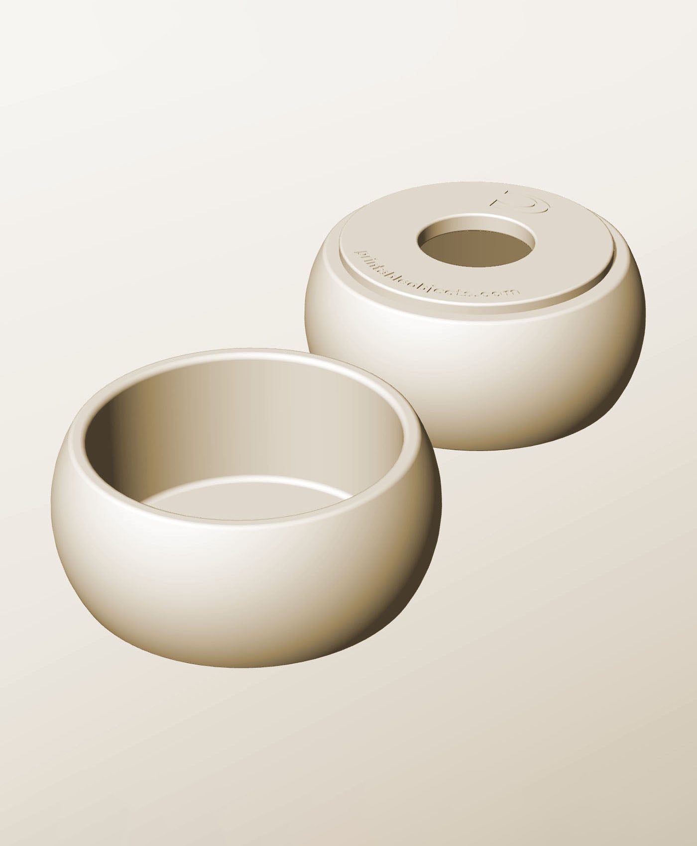 CR96-50-P Modular pierced component container modern decor 3d model