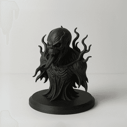 VENOM GHOST SCULPTURE ABSTRACT / HOMEDECOR / HALLOWEEN 3d model